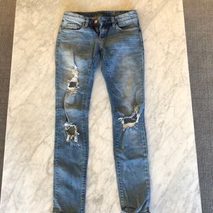 Blank NYC distressed denim jeans